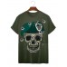 Skull Beret Short Sleeve T-Shirt