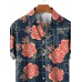 Hibiscus Resort Style Casual Short Sleeve Shirt