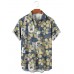 Alphabet Hibiscus Resort Short Sleeve Shirt
