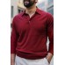 Lapel Polo Shirt Men's Short Sleeve Men's Casual Long Sleeve Top